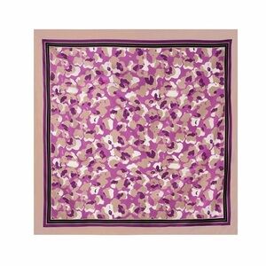 NWT Eric Bompard 100% Silk Scarf floral print